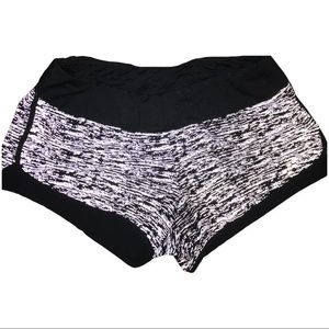 Short shorts for running with thin cotton bloomers